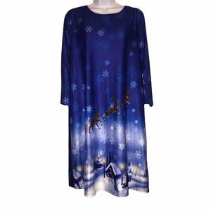 NWT Dress Works Santa Christmas Holiday Dress M